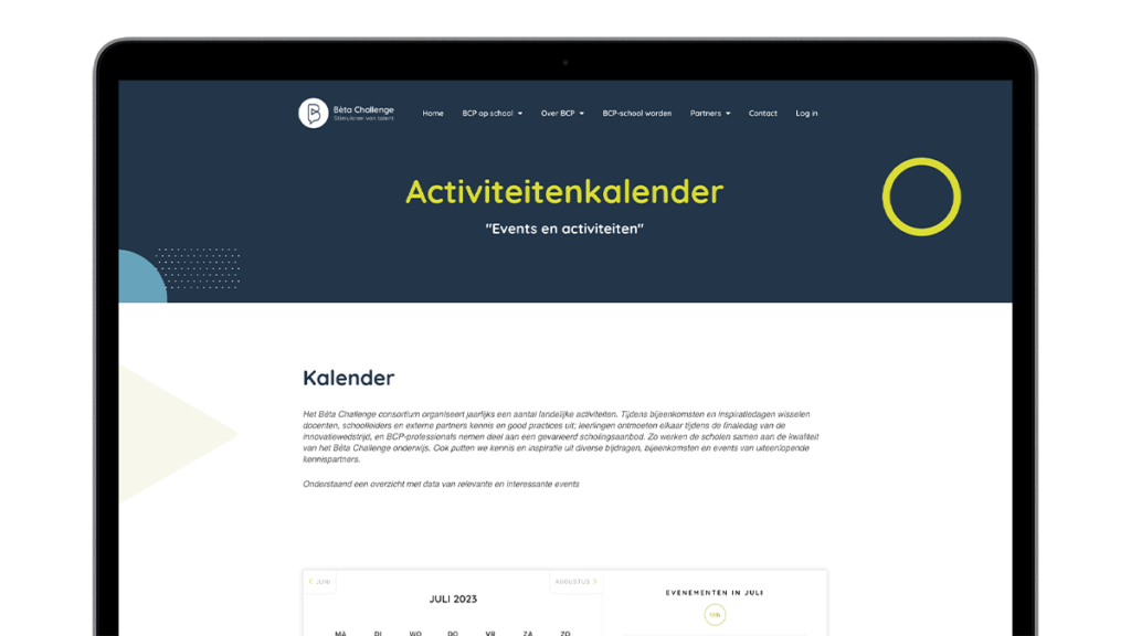 Kalender-Beta_Challenge-Website-screens