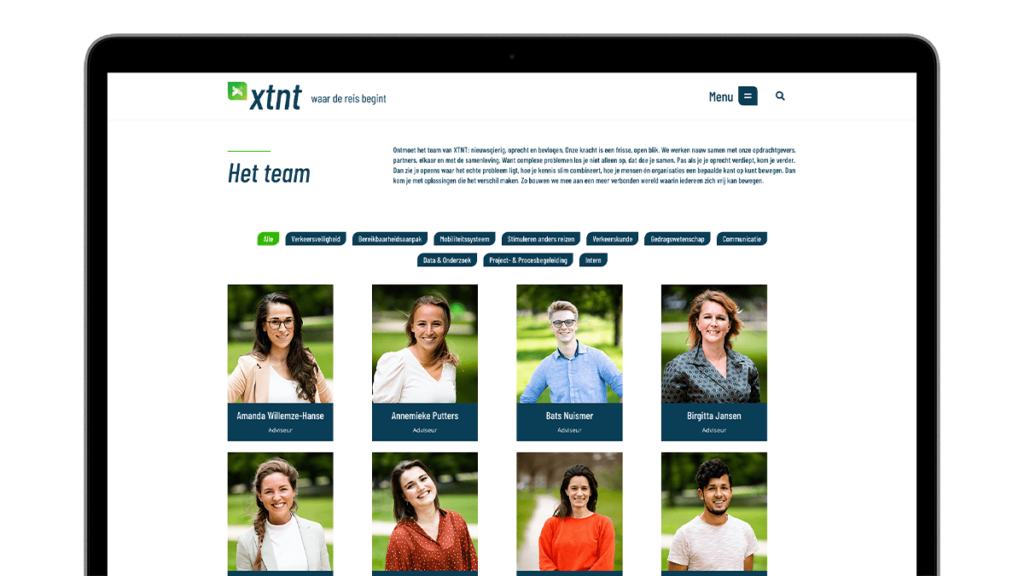 Team-XTNT-Website-screens